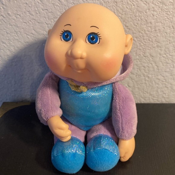 Cabbage Patch Vintage Doll Unicorn Suite Purple & Blue 12” Overall Length - Picture 3 of 4